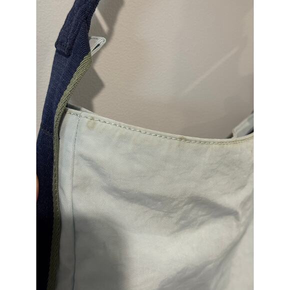 Kipling Era Crossbody Bag Light Blue & Navy Nylon, Adjustable Strap Everyday Bag - Picture 5 of 5